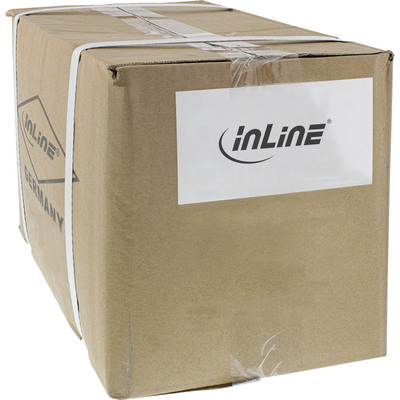 35er Bulk-Pack InLine® Netzkabel, Schutzkontakt gew. auf Kaltgerätest. C13, 1,8m