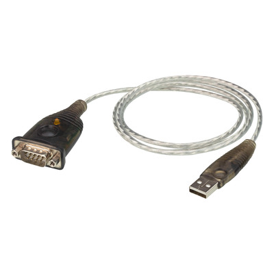 ATEN UC232A Konverter USB zu Seriell RS232 9pol Sub D Adapterkabel, 0,35m (Produktbild 1)