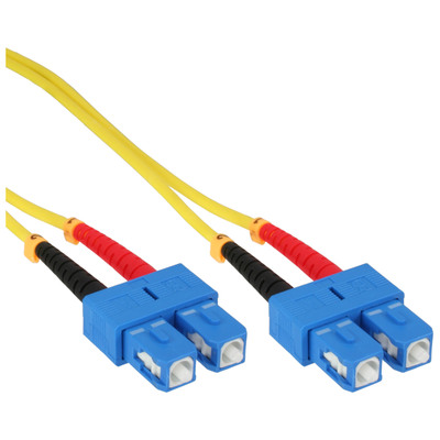InLine® LWL Duplex Kabel, SC/SC, 9/125µm, OS2, 20m