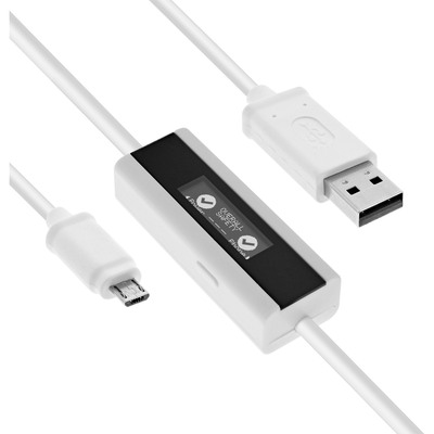 InLine® USB Smart Control, Multimeter, Ladeüberwachung, USB A zu Micro-B Kabel (Produktbild 1)